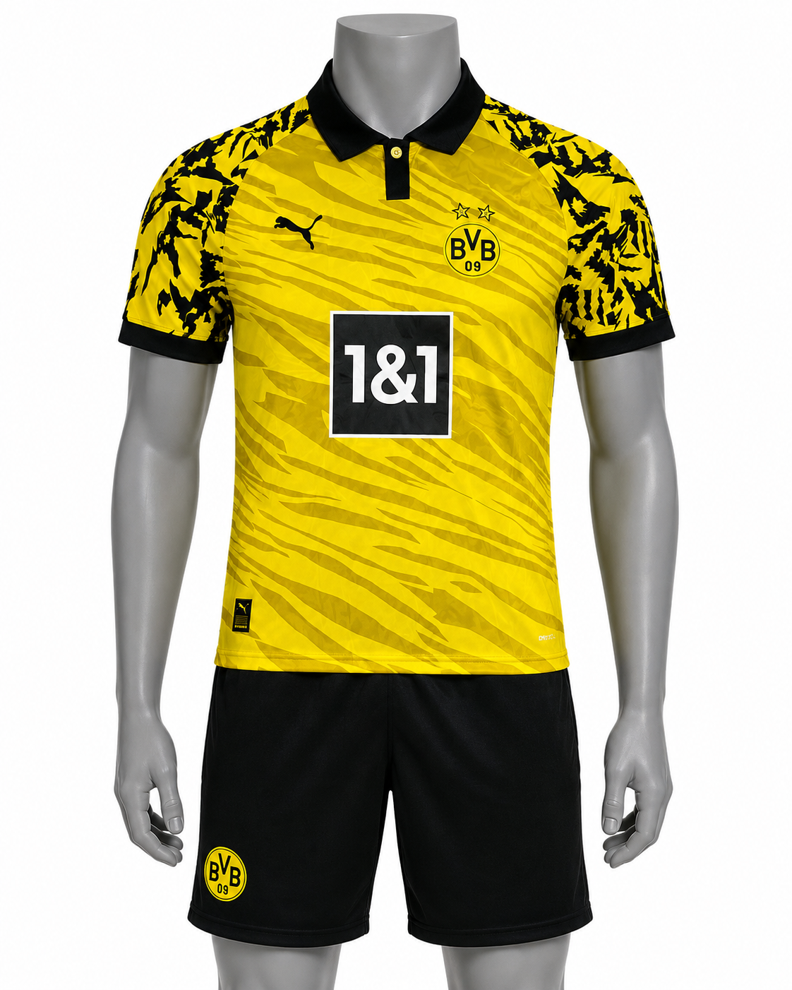 Conjunto deportivo Dortmund- Camisa y pantaloneta