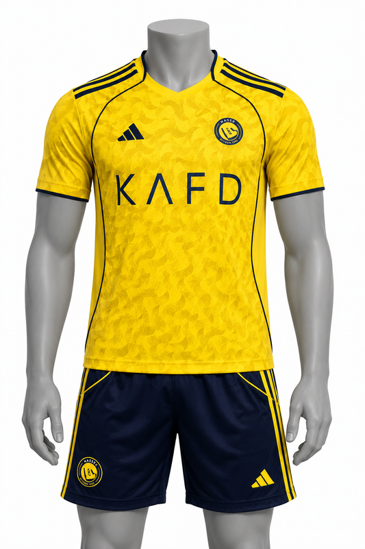 Conjunto deportivo Al-Nassr- Camisa y pantaloneta