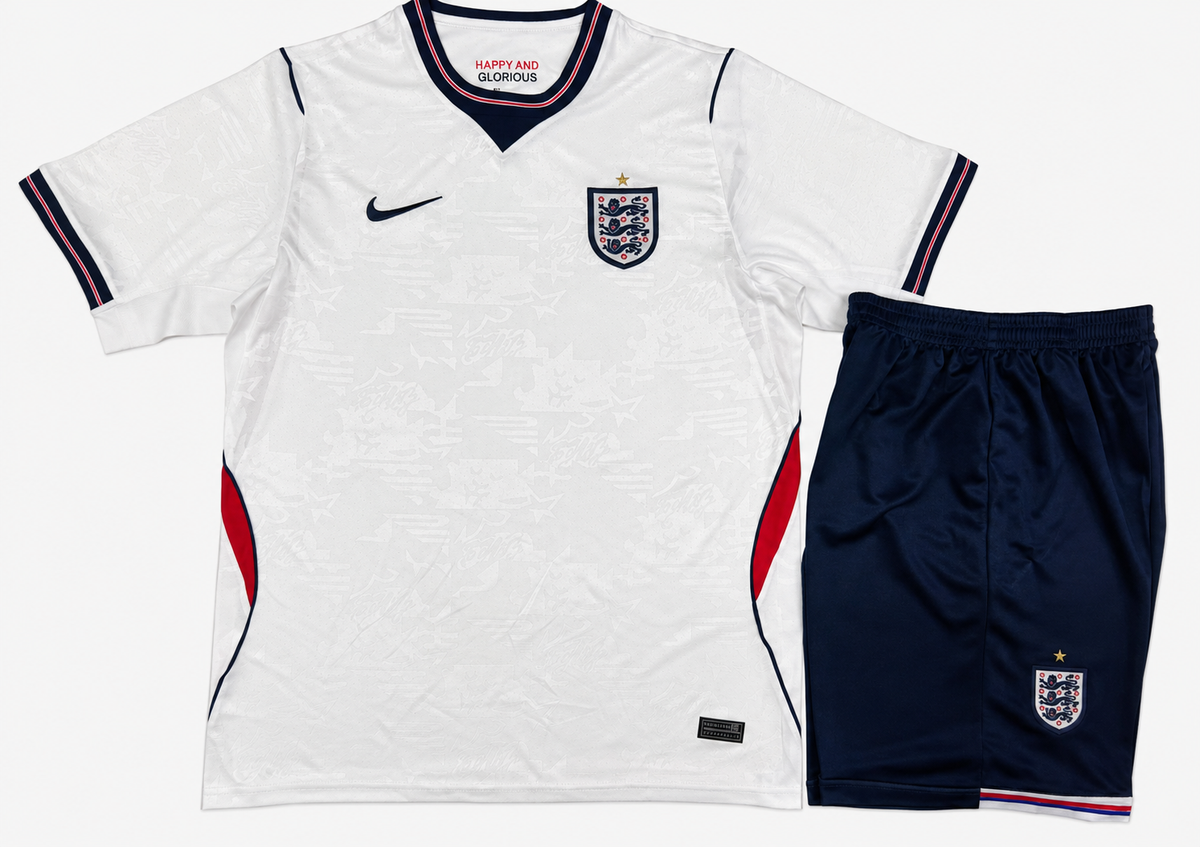 Conjunto deportivo Inglaterra - Camisa y pantaloneta