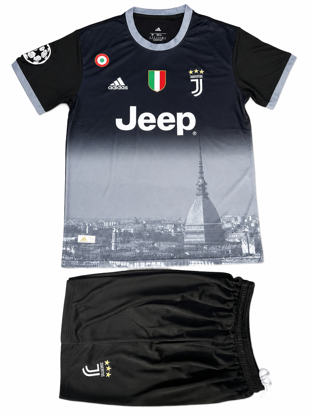 Conjunto deportivo Juventus- Camisa y pantaloneta