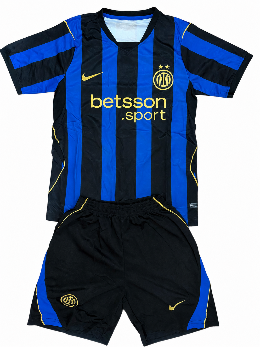 Conjunto deportivo Milan- Camisa y pantaloneta